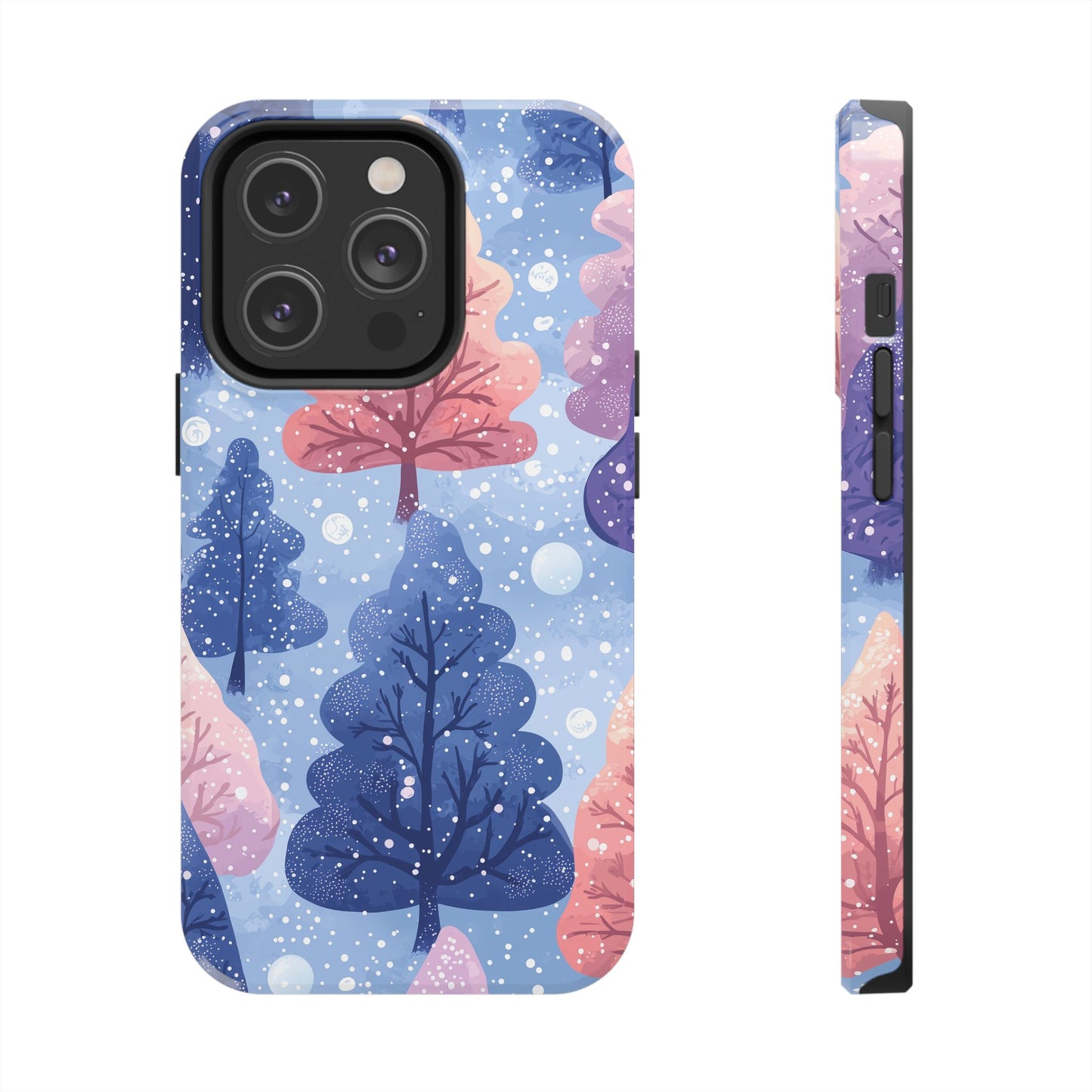 Pink & Purple Winter Wonderland - iPhone Series Case