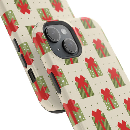 Festive Holiday Gift Pattern - MagSafe iPhone Series Case