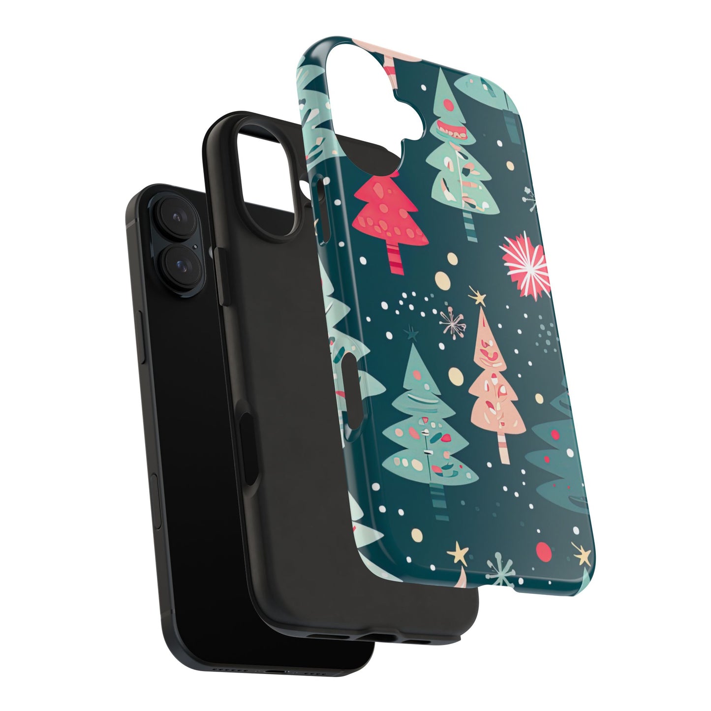 Whimsical Christmas Trees - iPhone Series Case