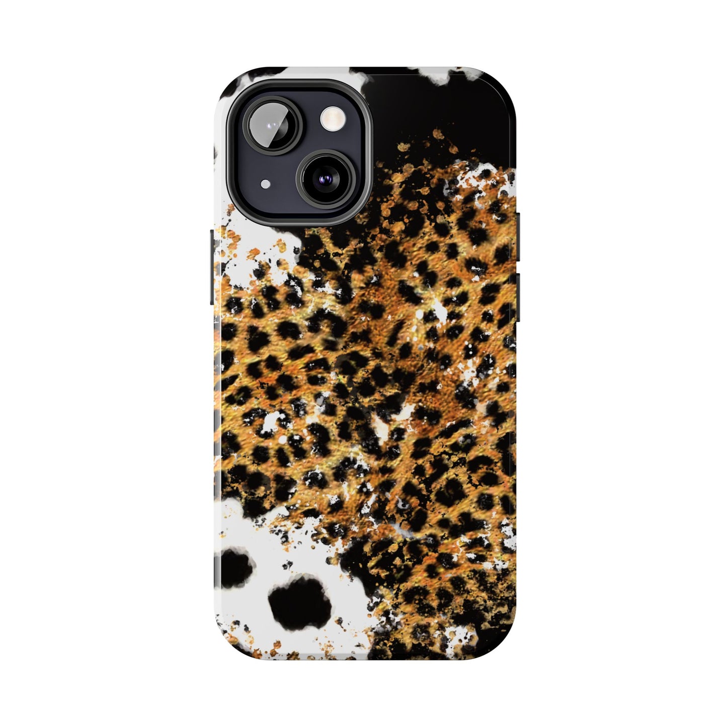 Bold Leopard Ink Splash - iPhone Series Case