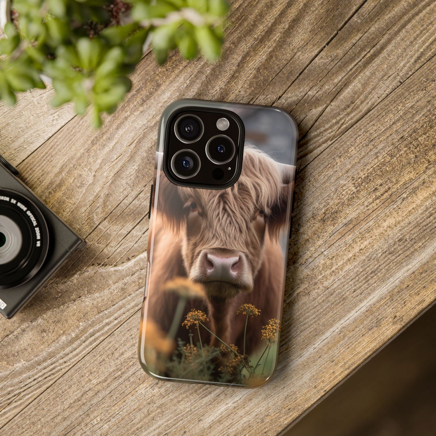 Highland Cow Phone Case | Custom Farmhouse | 10-foot Drop Protection