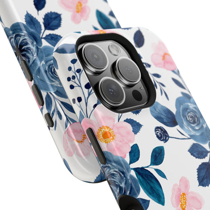 Pastel Garden Charm – MagSafe Case with Soft Watercolor Floral Print