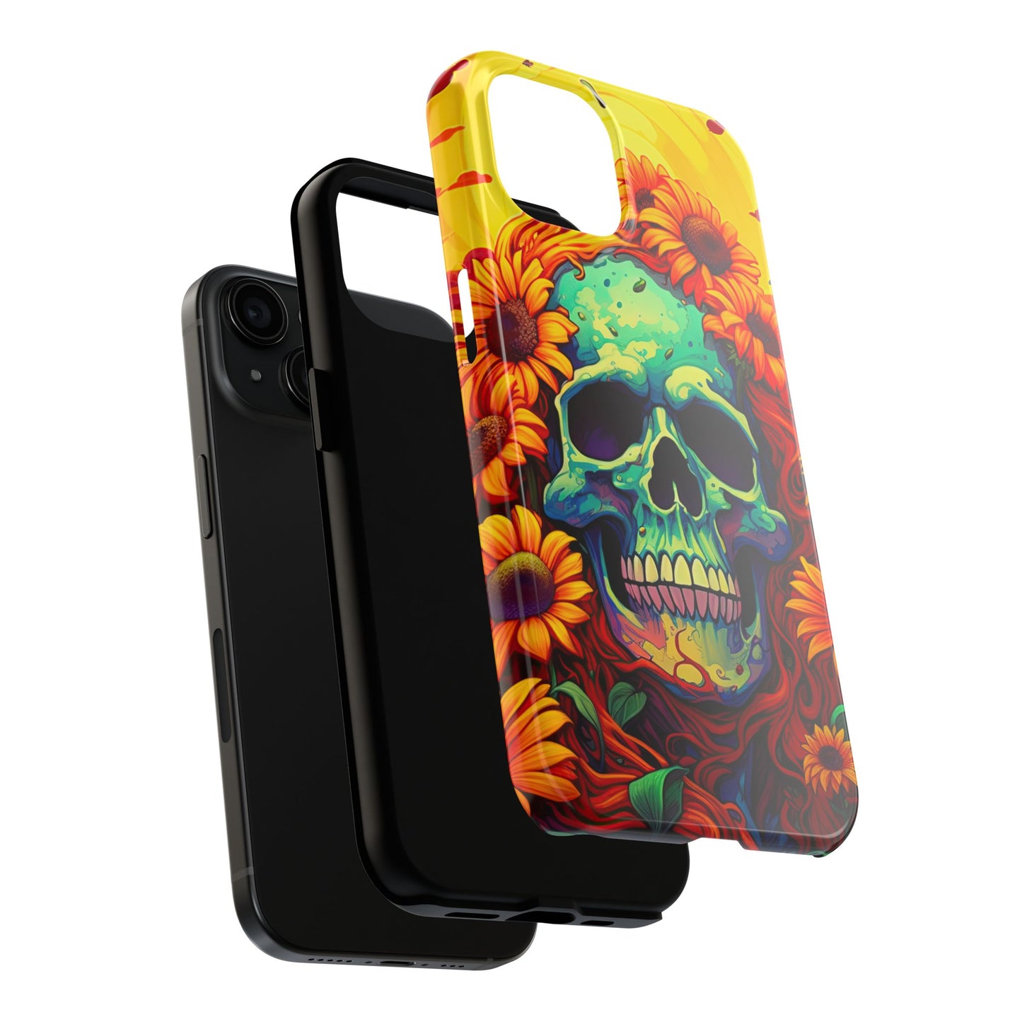 Sun Kissed Skull iPhone Case