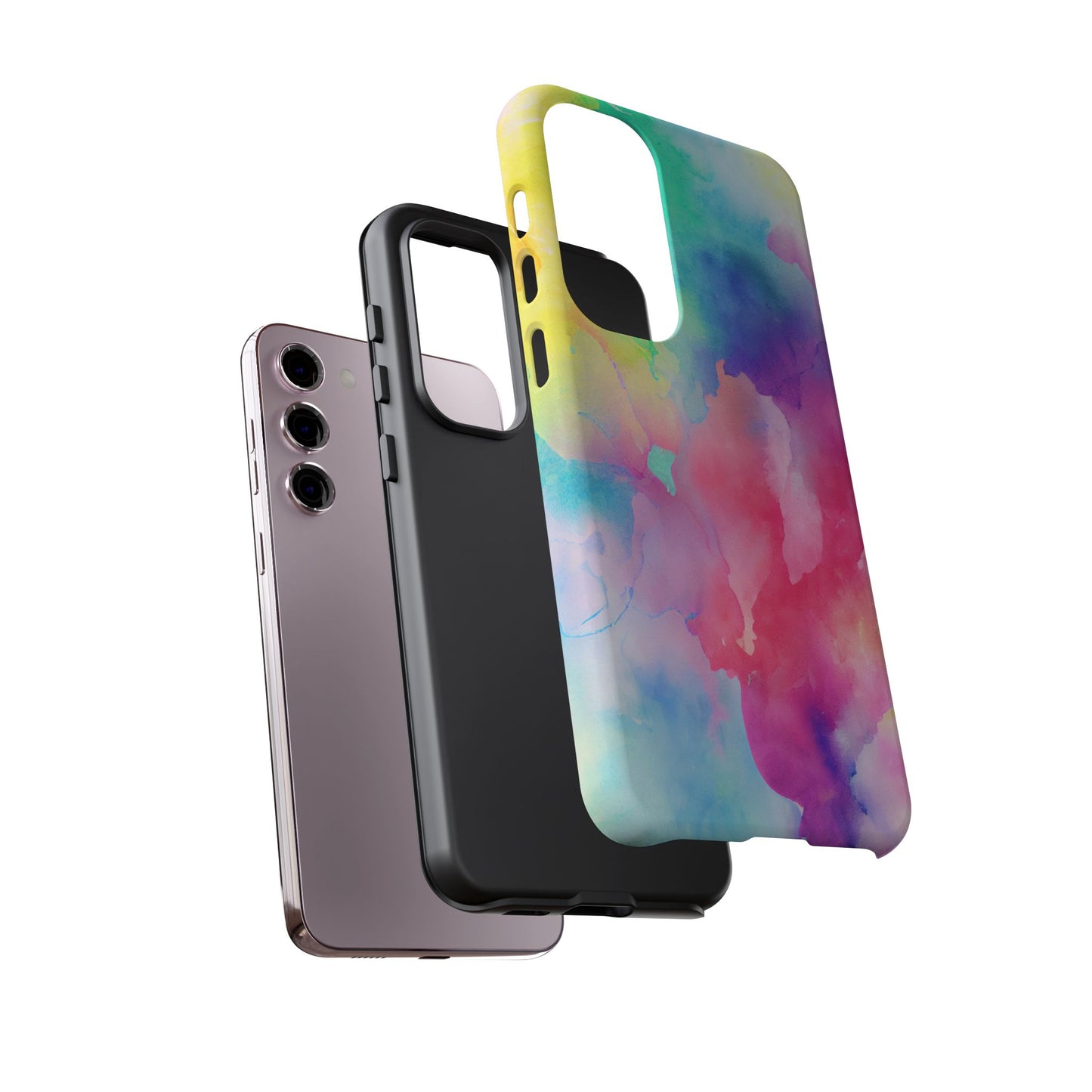 Pastel Watercolor Dream Samsung Galaxy Case – Slim Profile, Glossy Finish