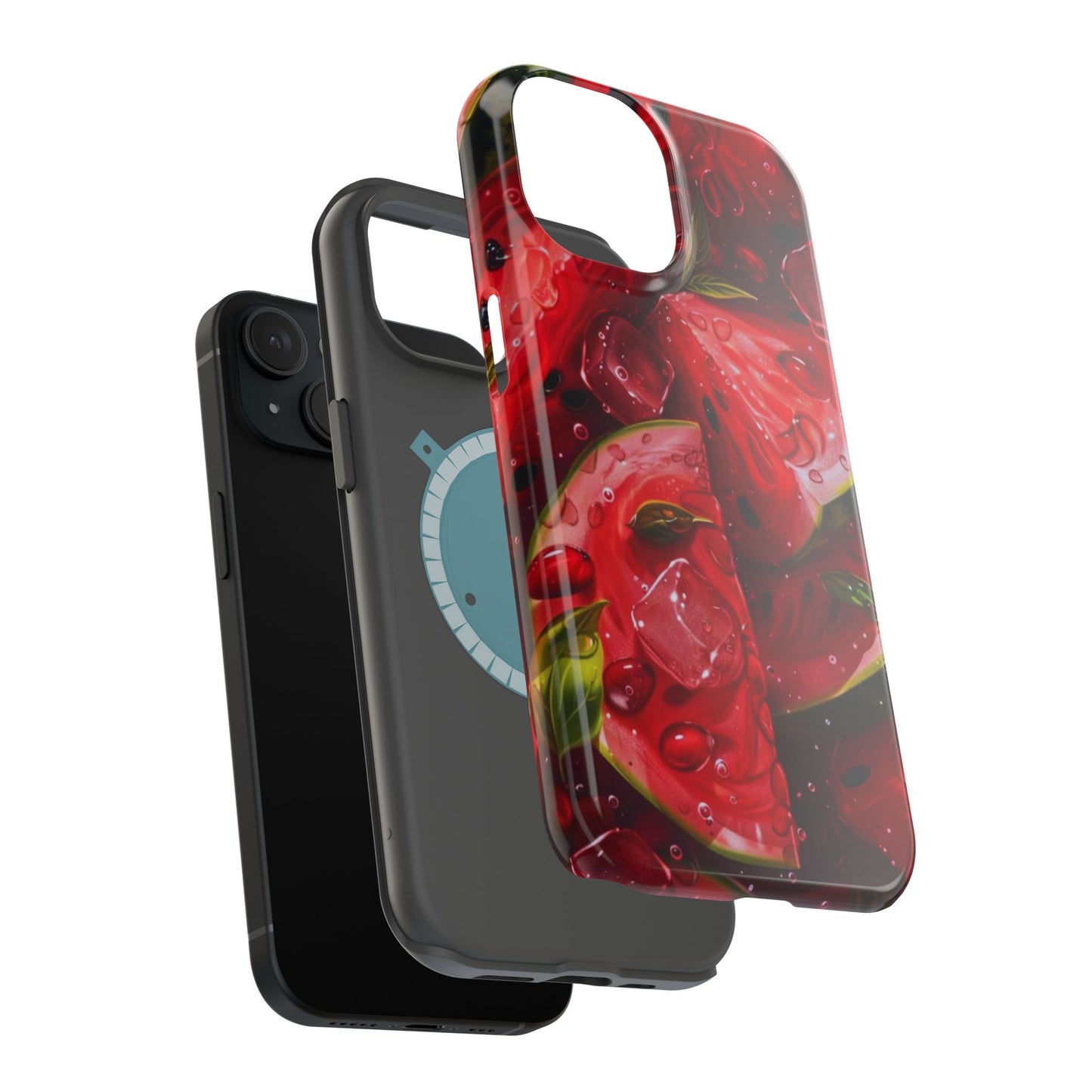 Juicy Watermelon MagSafe iPhone Case – Refreshing Summer Vibes, Dual-Layer Protection