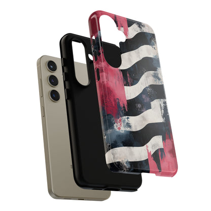 Blood Zebra Samsung Case – Bold Red & Black Pattern