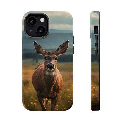 Rustic Meadow Deer – MagSafe iPhone Case