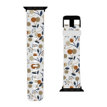 Modern Botanical Berries Apple Watch Band