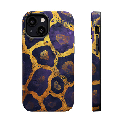 Regal Amethyst Leopard iPhone Case