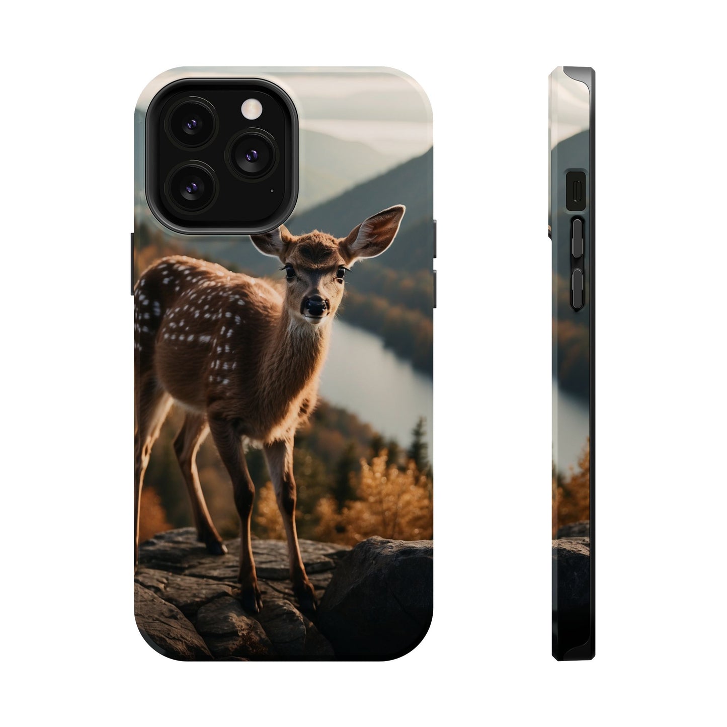 Whimsical Fawn in a Sunlit Forest MagSafe iPhone Case