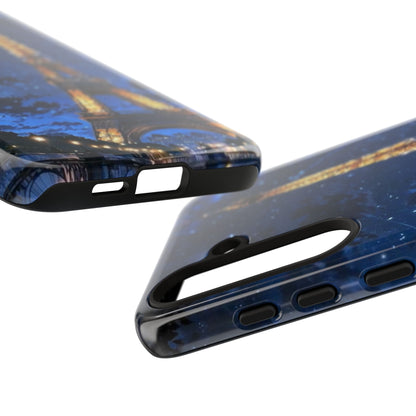 Samsung Galaxy Case - Eiffel Tower Under Starlit Sky Design