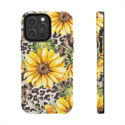 Leopard Sunflower Chic - iPhone Series Case