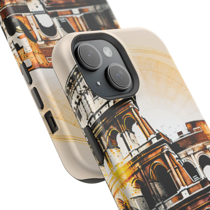 Rome Colosseum MagSafe iPhone Case - Italian Landmark with Wireless Charging Compatibility