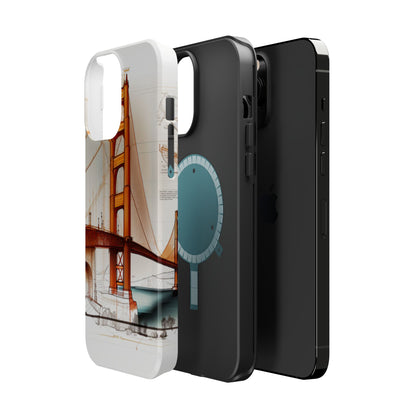 Golden Gate Bridge MagSafe iPhone Case - San Francisco Landmark