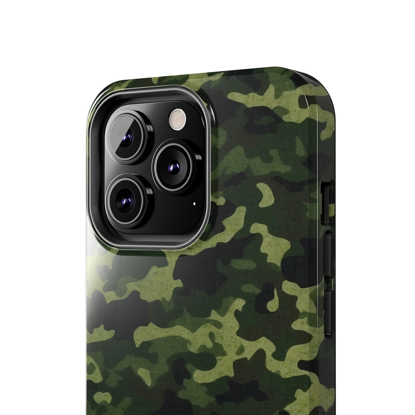 Dark Green Camouflage – iPhone Case, Rugged and Slim Design