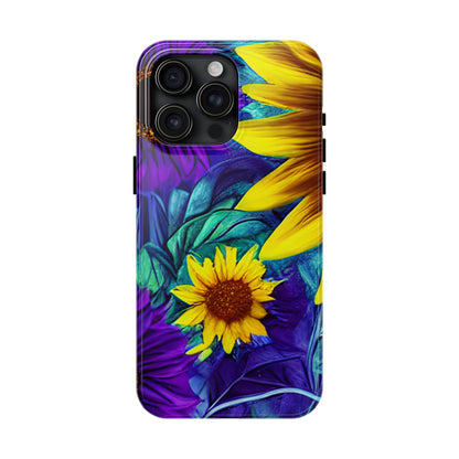 Purple & Gold Sunflower Dream - iPhone Series Case