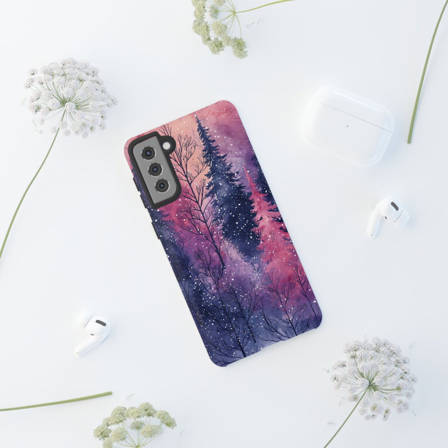 Sunset Snow Forest - Samsung Galaxy Series Case