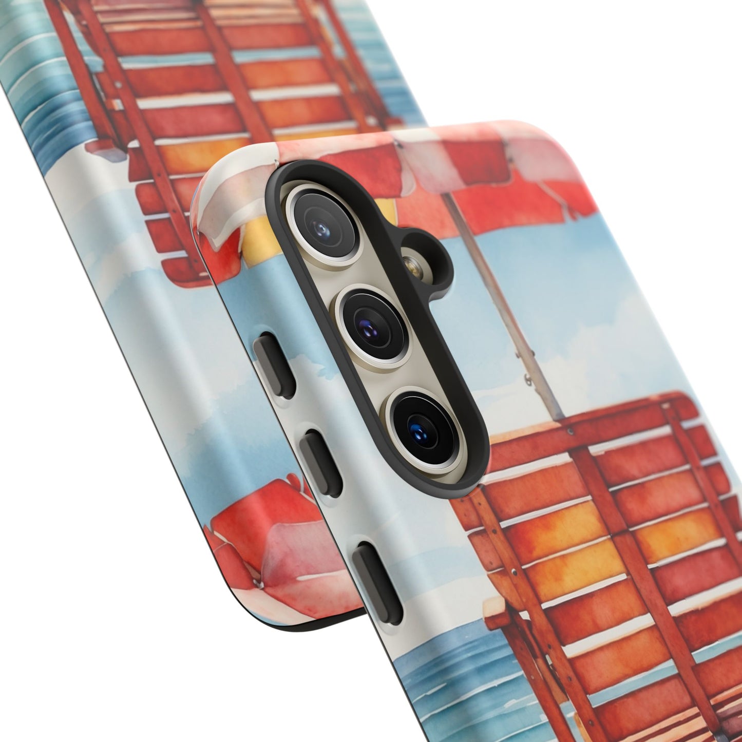 Beachfront Sunset Lounge Samsung Galaxy Case – Rearview Edition