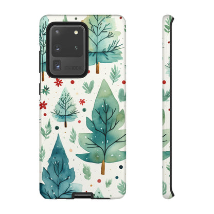 Watercolor Winter Forest -  Samsung Galaxy Series Case