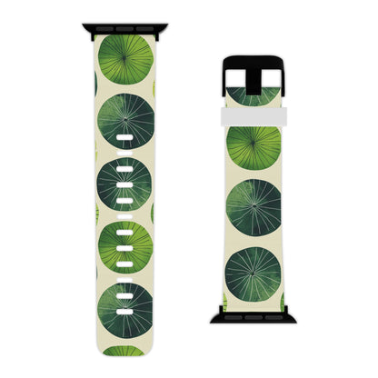 Watercolor Lily Pads Apple Watch Band