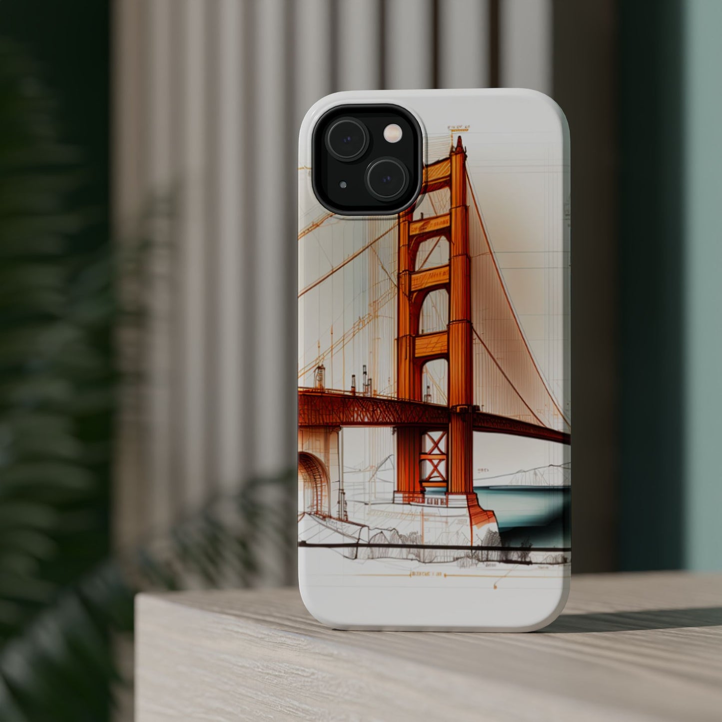 Golden Gate Bridge MagSafe iPhone Case - San Francisco Landmark