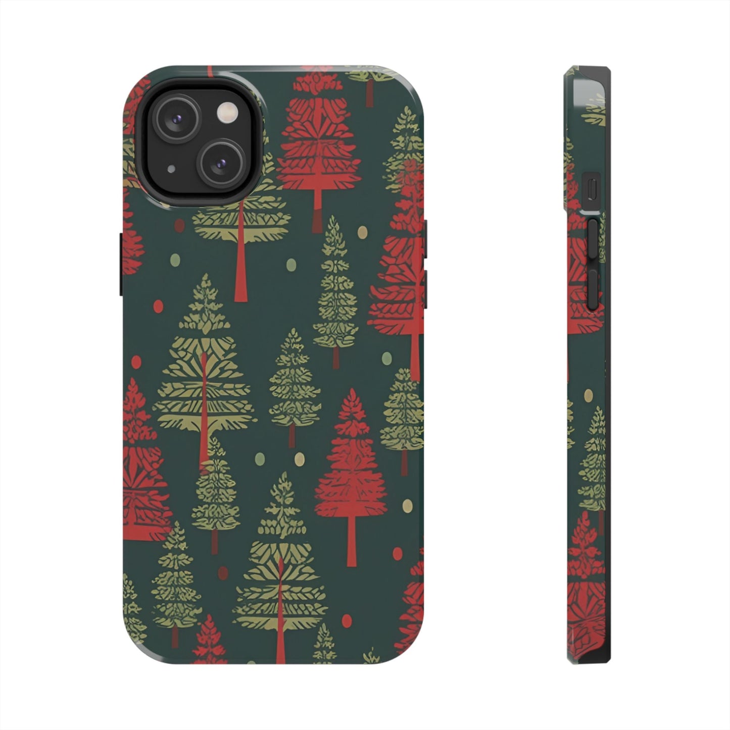 Retro Christmas Trees Pattern - iPhone Series Case