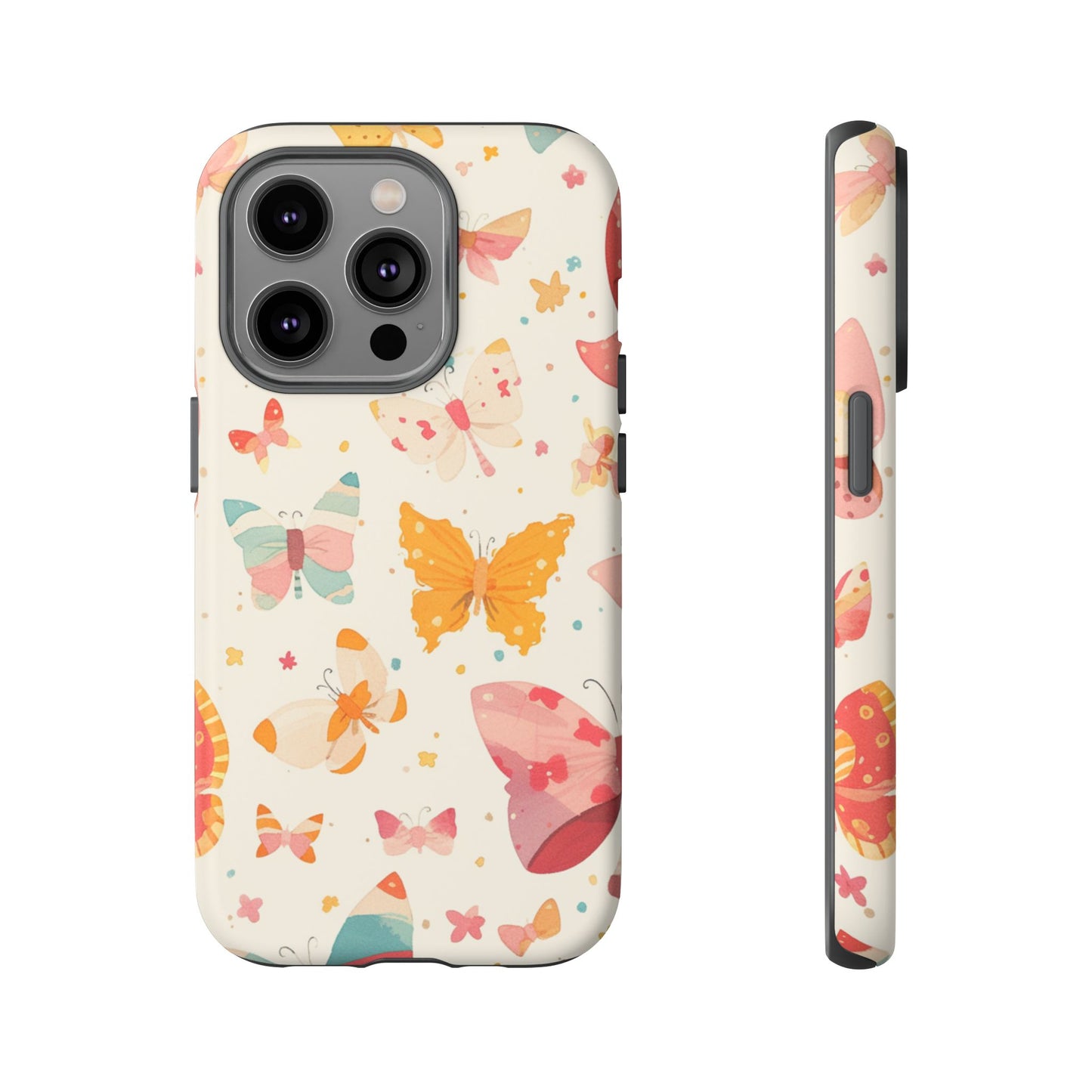 Coquette Watercolor Butterfly iPhone Case