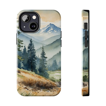 Tranquil Mountain Escape - iPhone Case