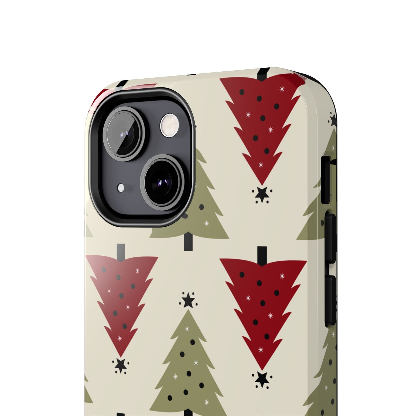 Retro Christmas Trees Pattern - iPhone Series Case