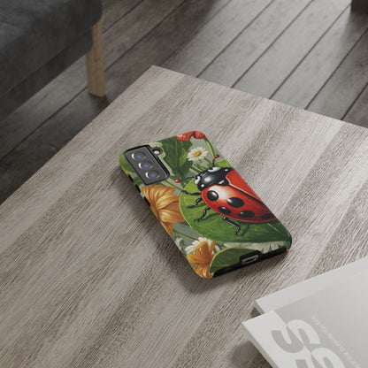 Ladybug Garden Samsung Galaxy Case – Nature-Inspired Design