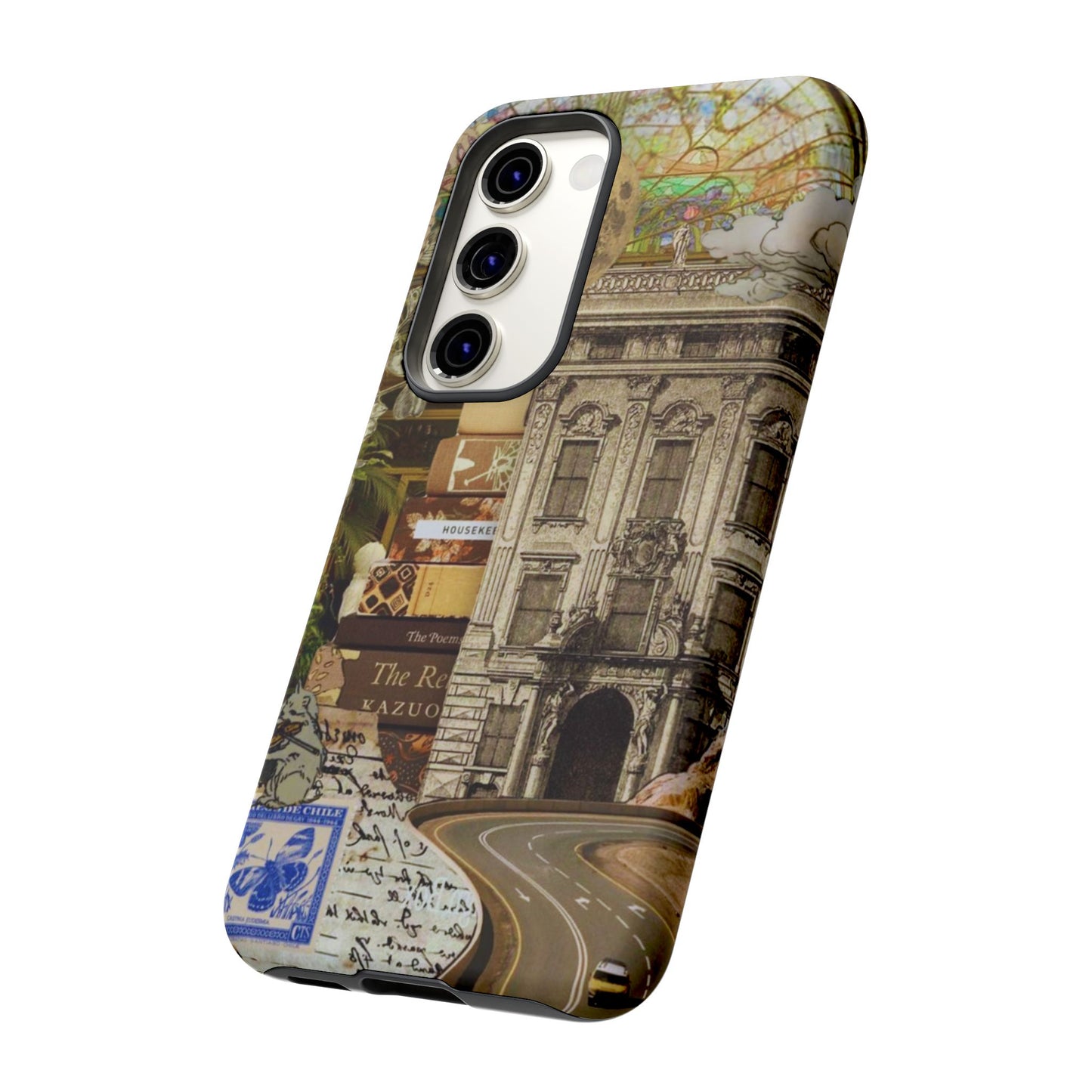 Whimsical Road Trip Collage Samsung Galaxy Case – Dual - Layer Protection with Vintage Art and Adventure Design - BOGO Cases