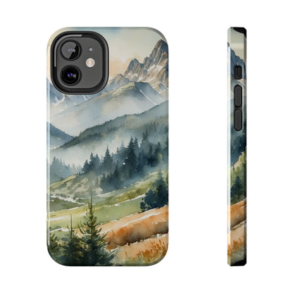 Serene Alpine Forest - iPhone Case