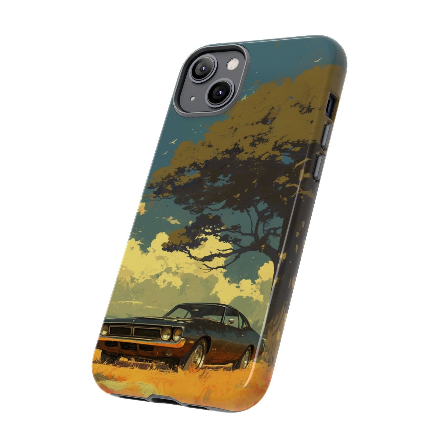 Retro Road Trip Vintage Car iPhone Case