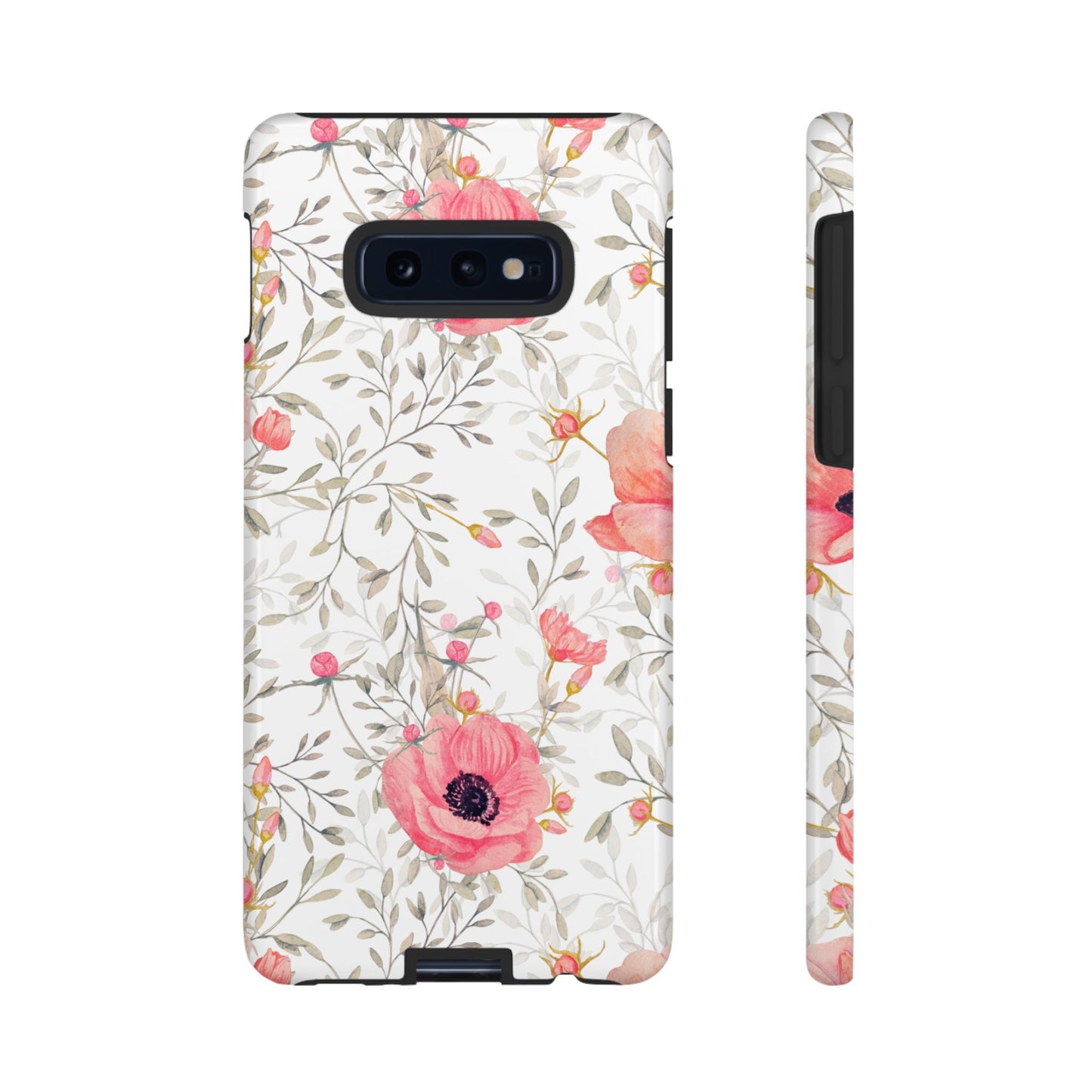 Pink Floral Watercolor Samsung Galaxy Case – Elegant Blossom Design