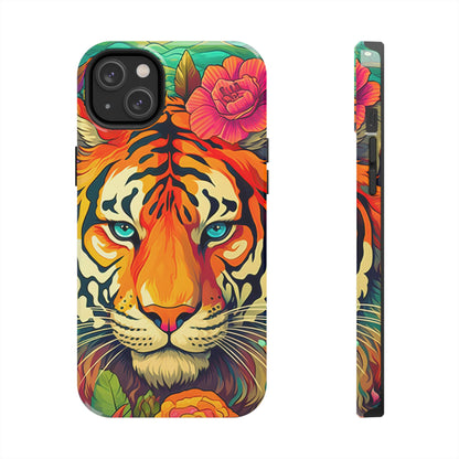 Fierce Rainbow Tiger Art - iPhone Series Case