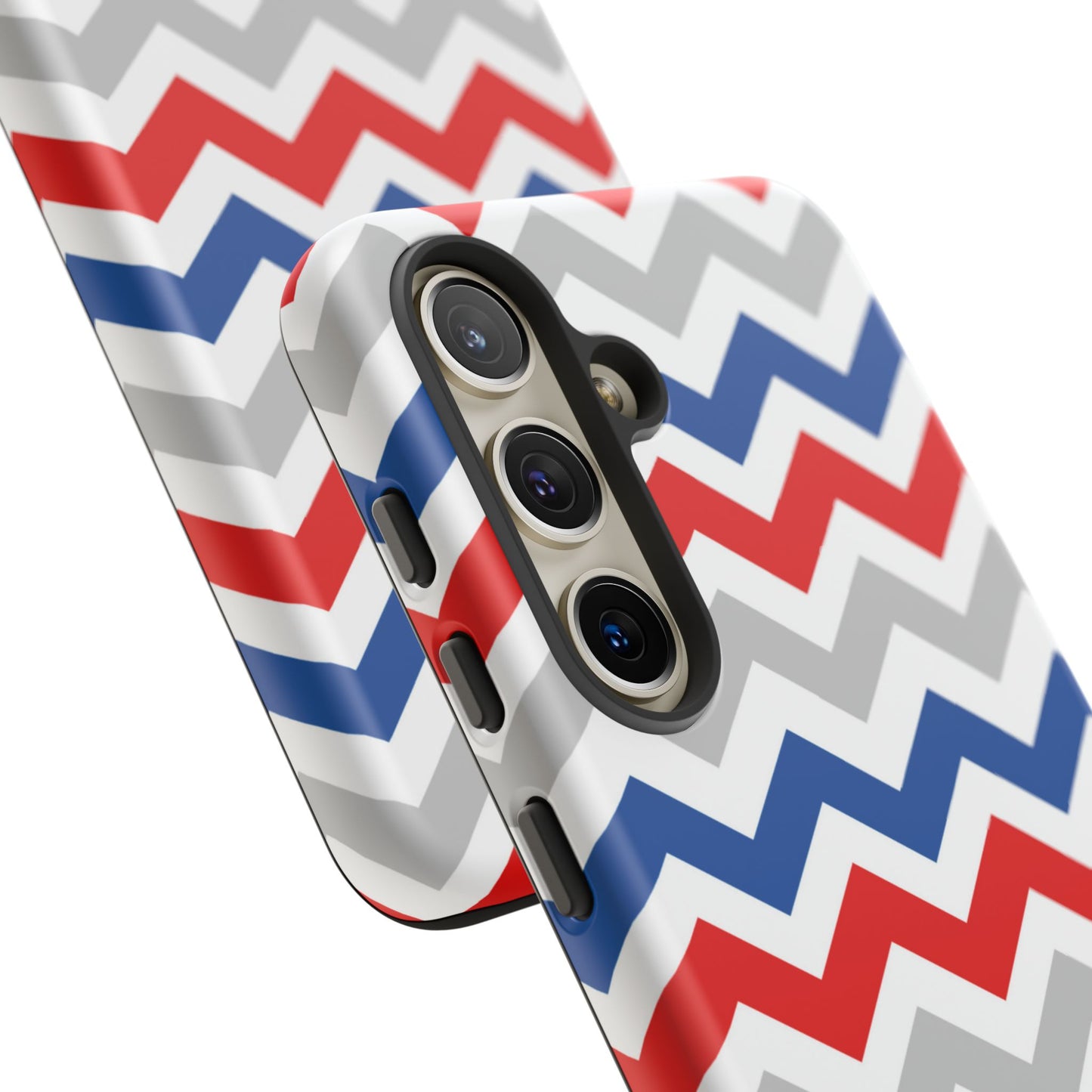 Patriotic Red, White & Blue Chevron – Bold Geometric Samsung Galaxy Case