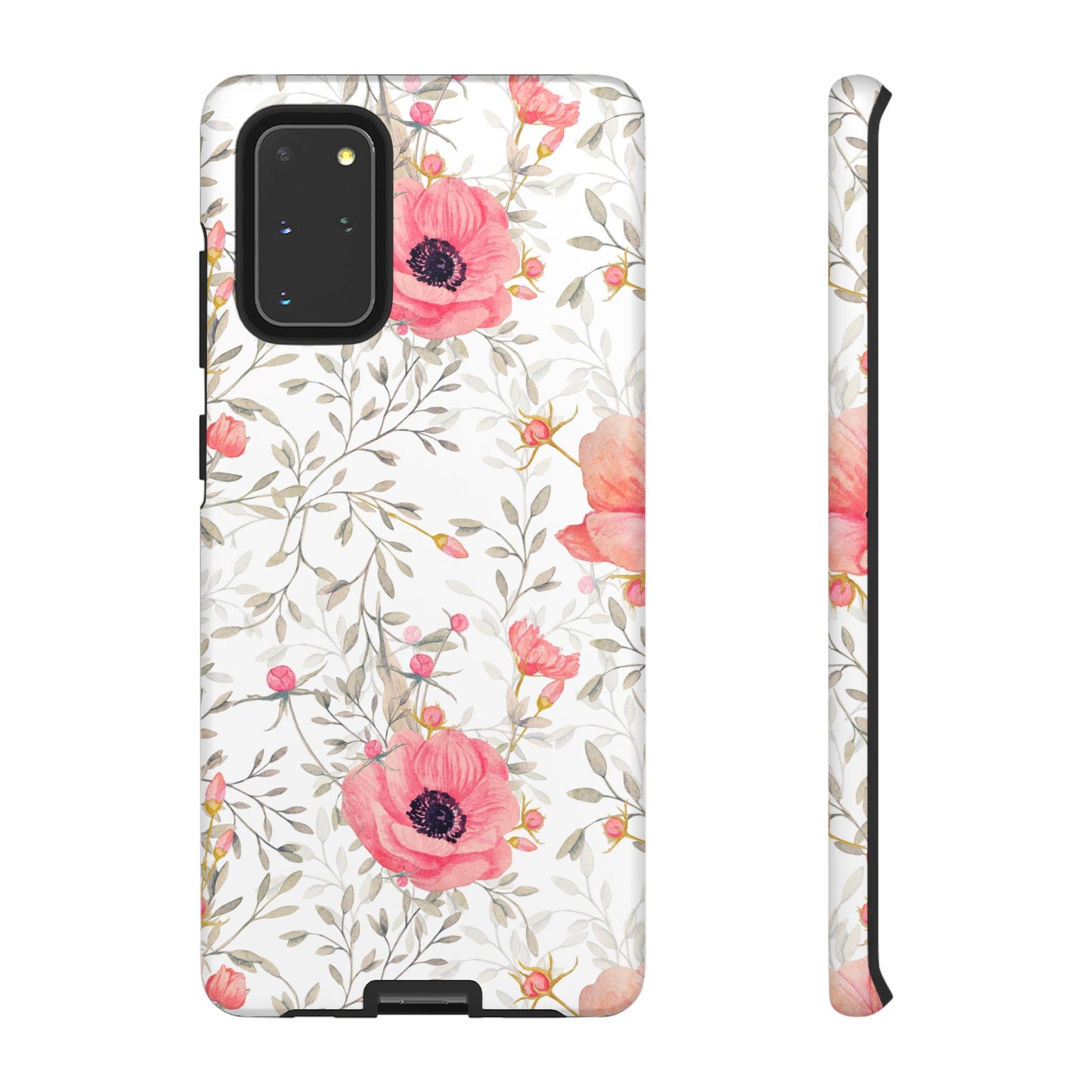 Pink Floral Watercolor Samsung Galaxy Case – Elegant Blossom Design