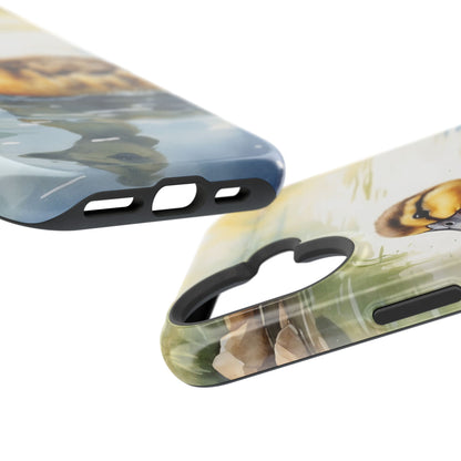 Graceful Duck Reflection – MagSafe iPhone Case