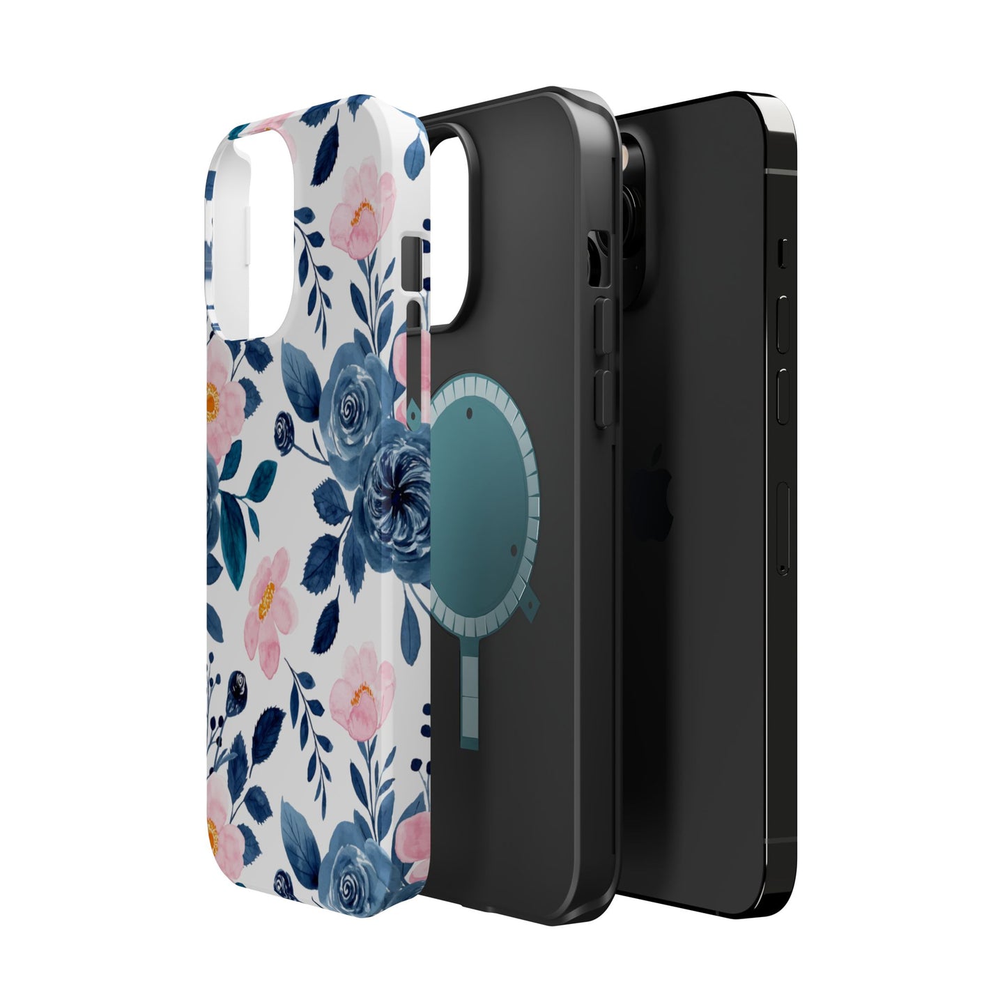 Pastel Garden Charm – MagSafe Case with Soft Watercolor Floral Print