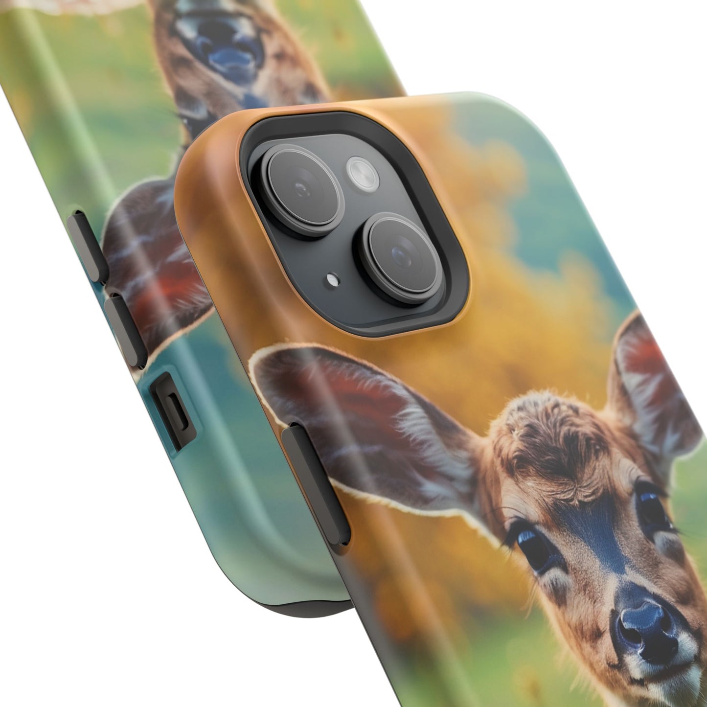 MagSafe-Compatible iPhone Case – Golden Meadow Fawn