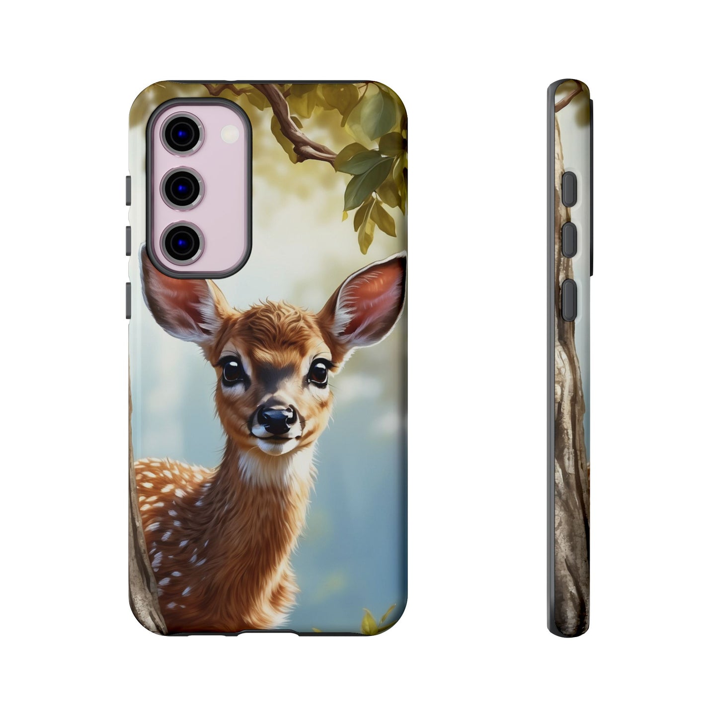 Whimsical Fawn in a Sunlit Forest Samsung Galaxy Case