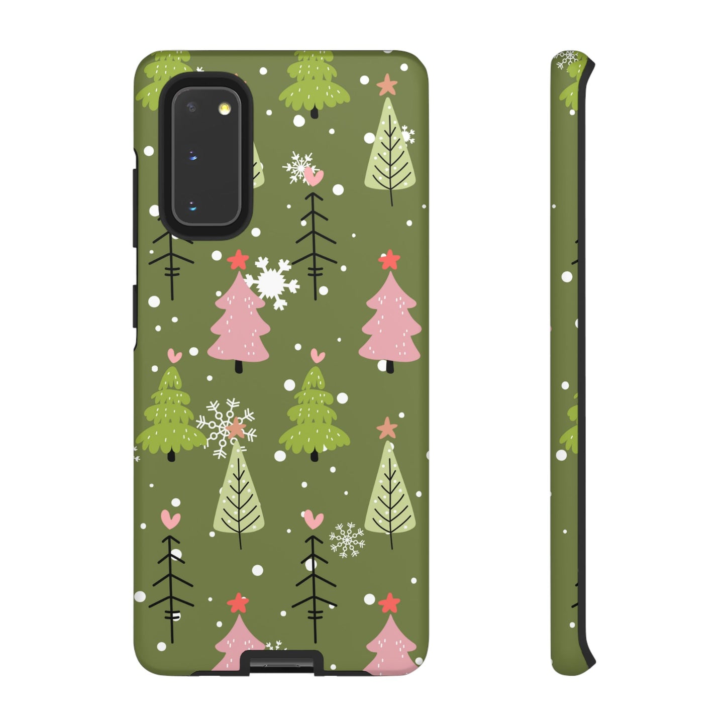 Whimsical Christmas Tree Pattern – Samsung Galaxy Series Case