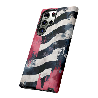 Blood Zebra Samsung Case – Bold Red & Black Pattern