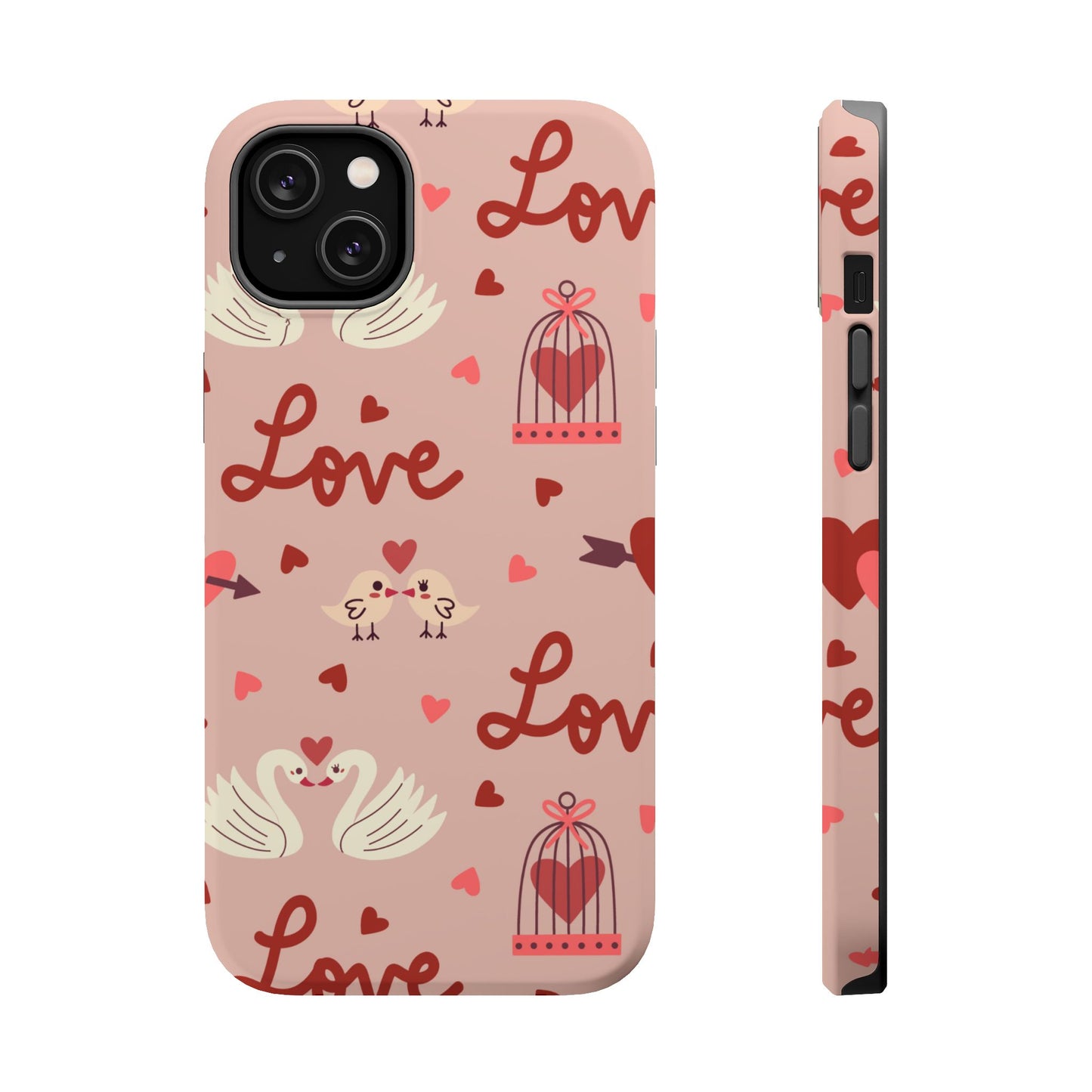 Lovebirds & Swans MagSafe iPhone Case