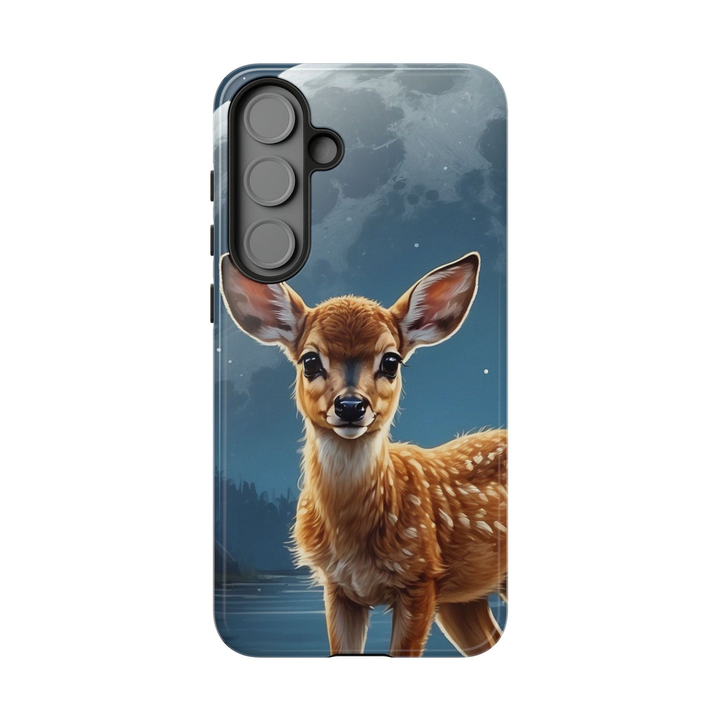Samsung Galaxy Case – Enchanted Fawn Under the Moonlit Sky