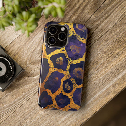 Regal Amethyst Leopard iPhone Case