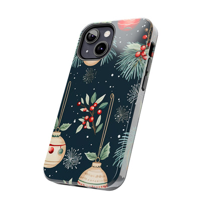 Elegant Christmas Ornaments and Pine - iPhone Series Case