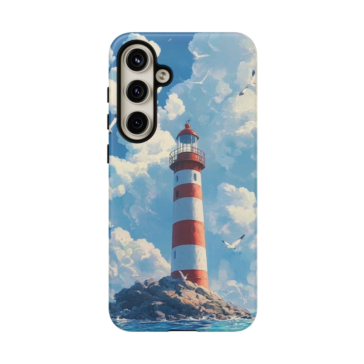 Samsung Galaxy Case - Majestic Lighthouse Scene Design