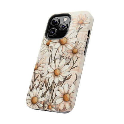 Pastel Daisy iPhone Case - Elegant Floral Protective Cover - BOGO Cases