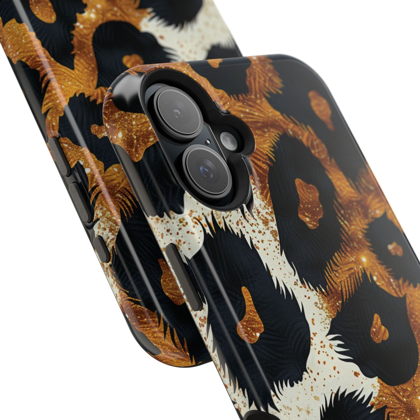 Safari Noir Gold Leopard iPhone Case